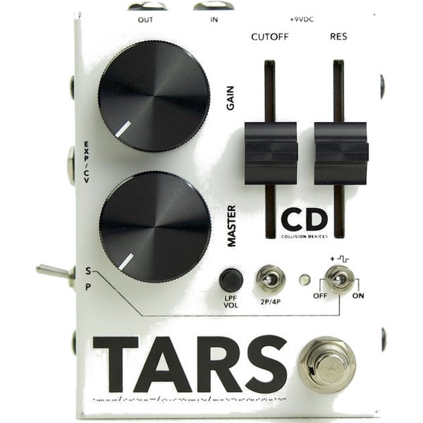 Collision Devices TARS Black On White Fuzz Pedal with Analog | Bax